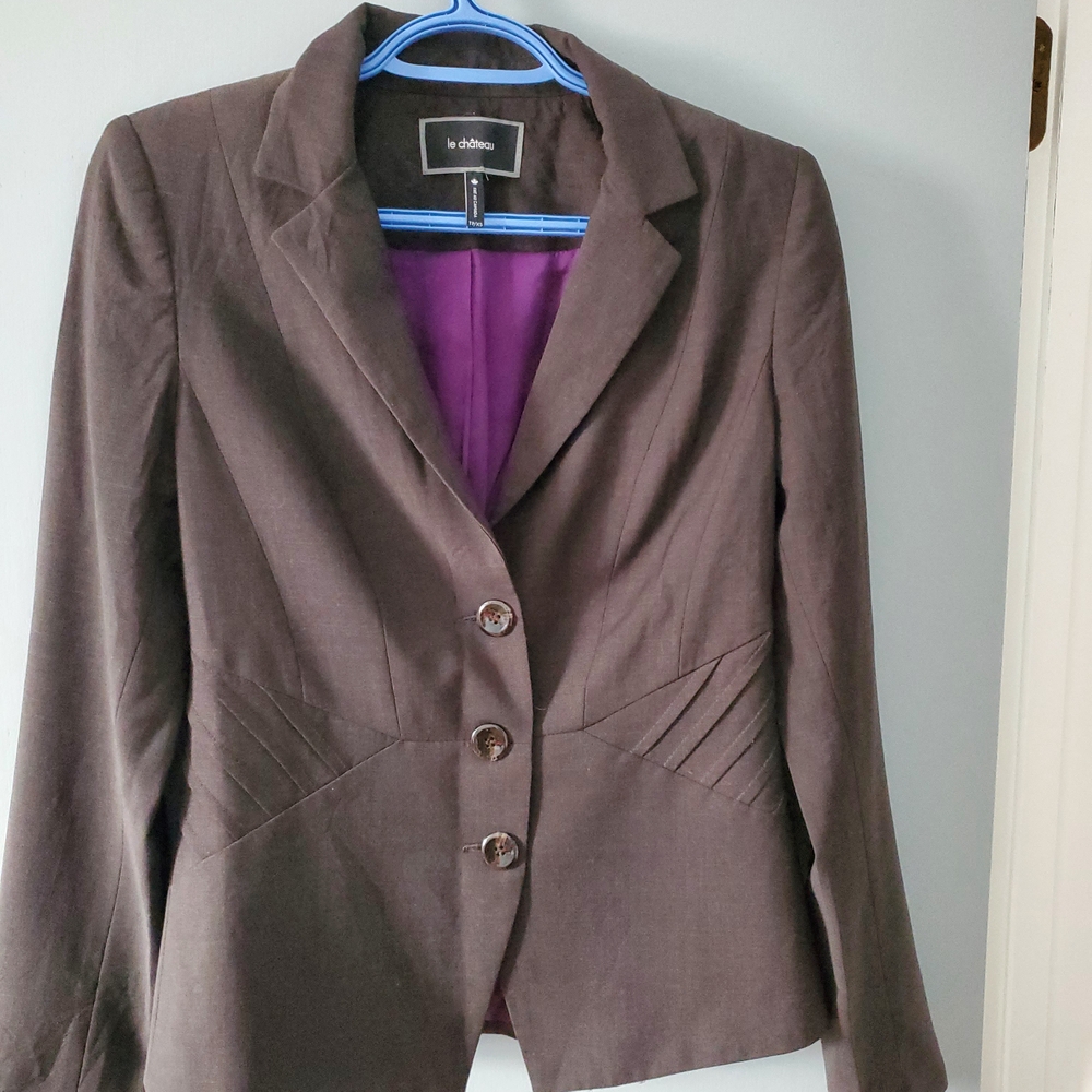 Le Chateau Women's Grey Blazer